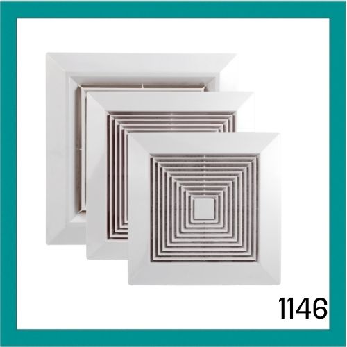 ABS Square ceiling grille 4WP-D_1