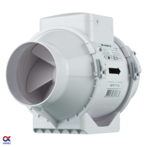 Inline mixed flow ventilation fan TT100