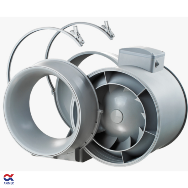 Inline mixed flow ventilation fan TT100 - Image 2