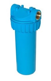 BLUE DOLPHIN FILTER HOUSING 10” BR. 3/4” WITH PLASTIC KEY