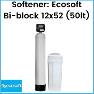 ECOSOFT COMMERCIAL SOFTENER ASSY WITH RESIN 50L 1”