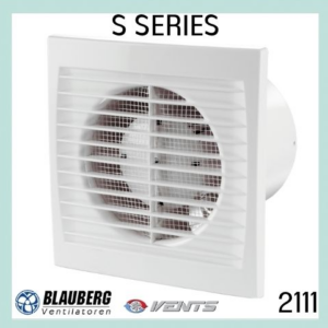 Vents Axial fans for exhaust ventilation 100 S