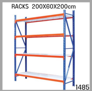 WAREHOUSE GN RACK 2000X600X2000 4 LAYERS 200 KG